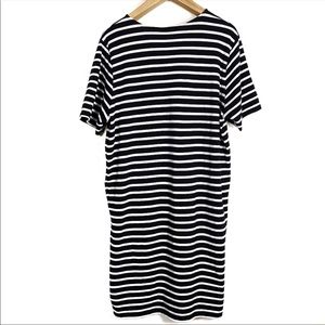 Ganni Old Spice Jersey Striped T-Shirt Dress